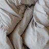 Комплект постельного белья из фактурного хлопка Lagom  Лед